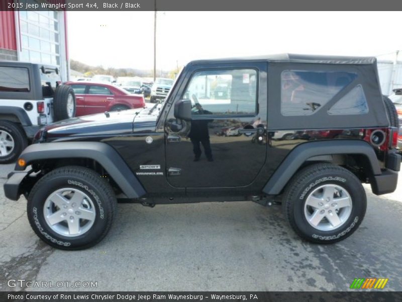 Black / Black 2015 Jeep Wrangler Sport 4x4