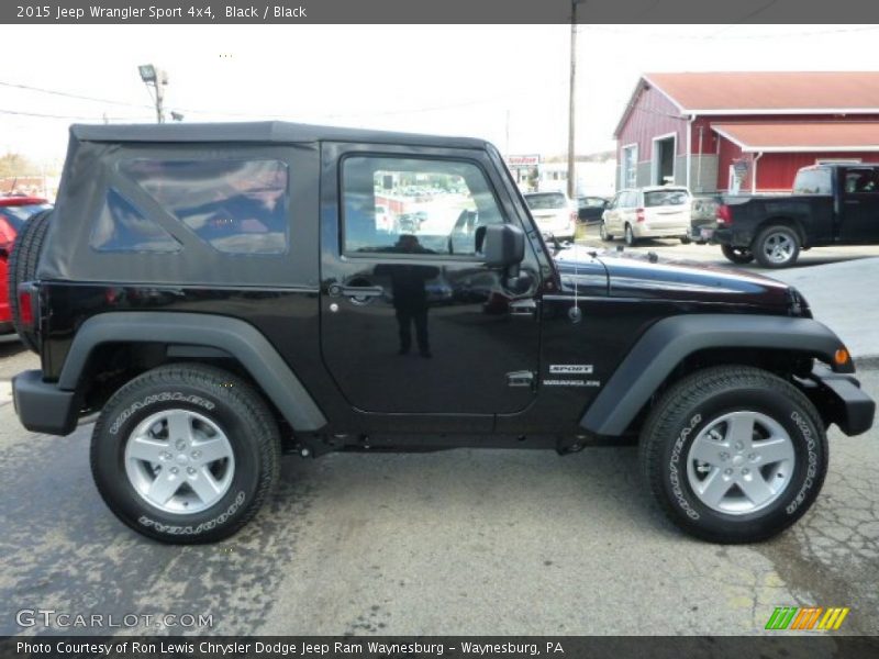 Black / Black 2015 Jeep Wrangler Sport 4x4