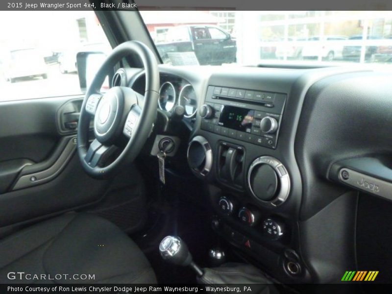 Black / Black 2015 Jeep Wrangler Sport 4x4