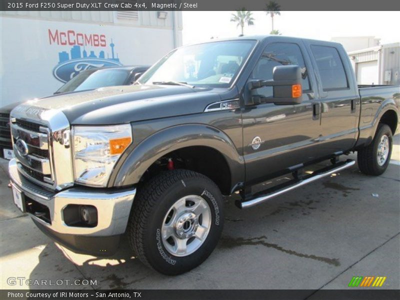 Magnetic / Steel 2015 Ford F250 Super Duty XLT Crew Cab 4x4
