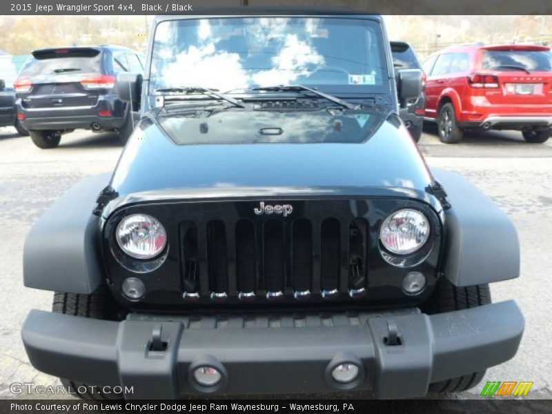 Black / Black 2015 Jeep Wrangler Sport 4x4