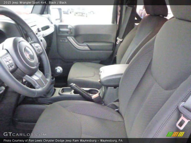 Black / Black 2015 Jeep Wrangler Sport 4x4