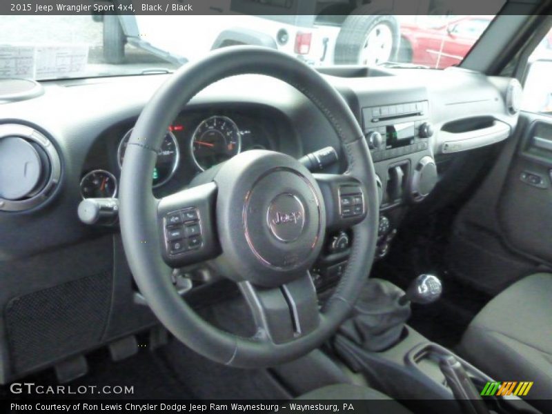 Black / Black 2015 Jeep Wrangler Sport 4x4