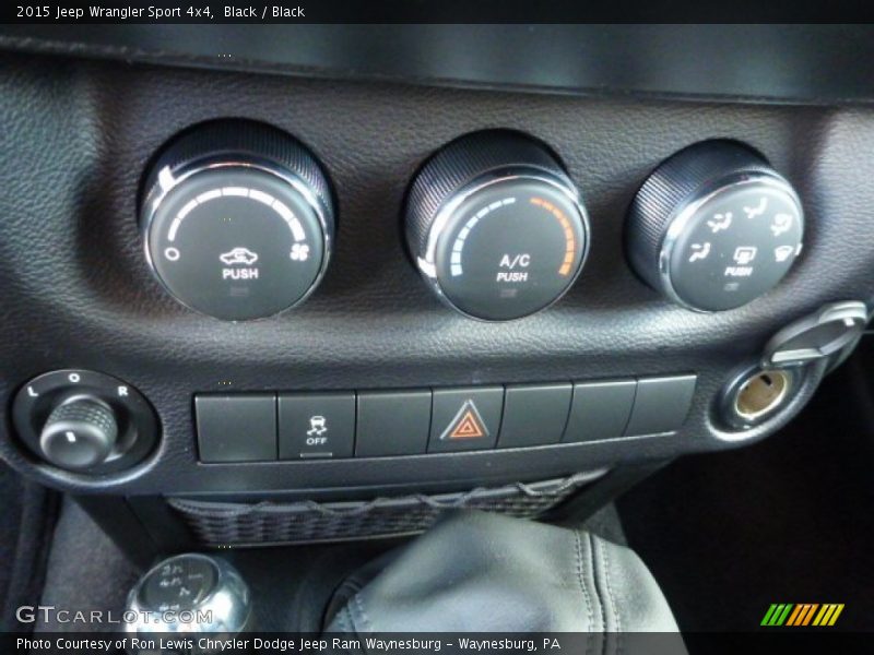 Black / Black 2015 Jeep Wrangler Sport 4x4