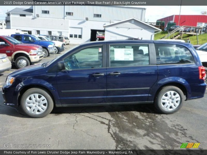  2015 Grand Caravan American Value Package True Blue Pearl
