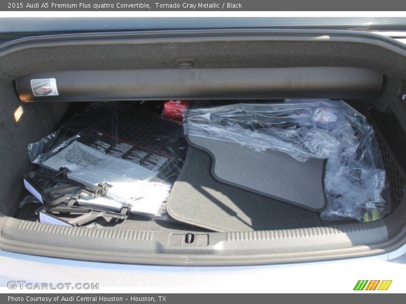 Tornado Gray Metallic / Black 2015 Audi A5 Premium Plus quattro Convertible