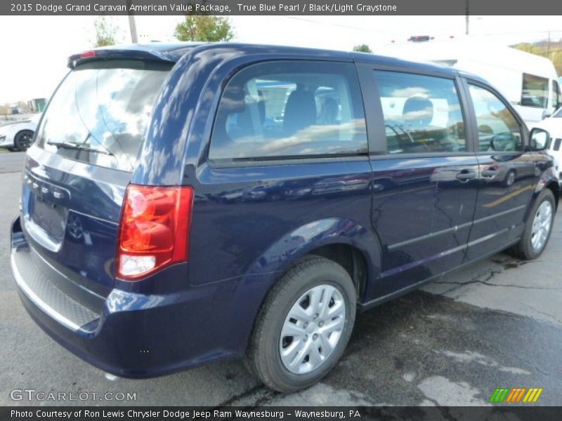  2015 Grand Caravan American Value Package True Blue Pearl