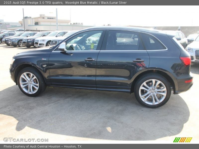 Moonlight Blue Metallic / Black/Lunar Silver 2015 Audi SQ5 Prestige 3.0 TFSI quattro