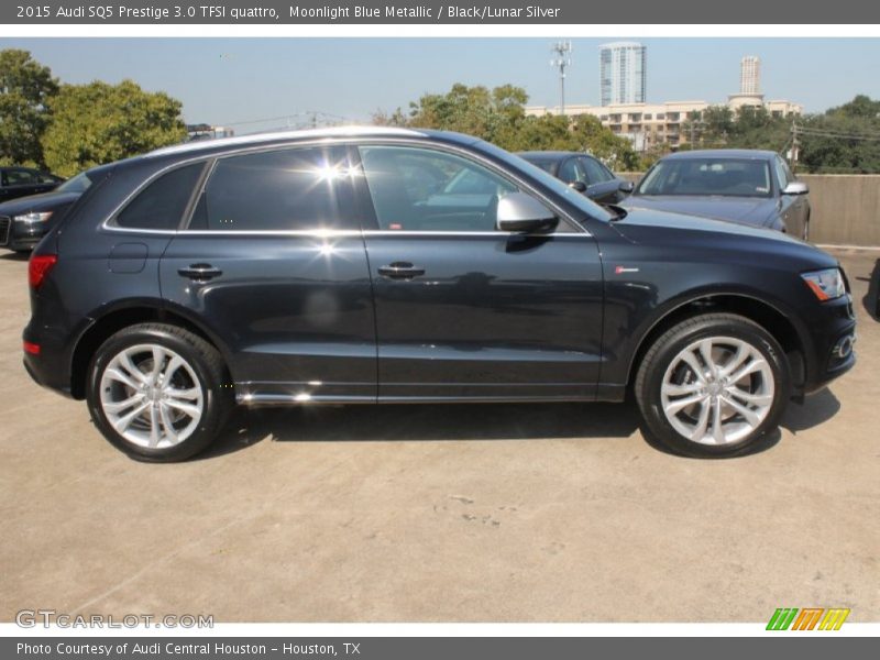Moonlight Blue Metallic / Black/Lunar Silver 2015 Audi SQ5 Prestige 3.0 TFSI quattro