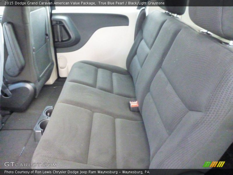 True Blue Pearl / Black/Light Graystone 2015 Dodge Grand Caravan American Value Package