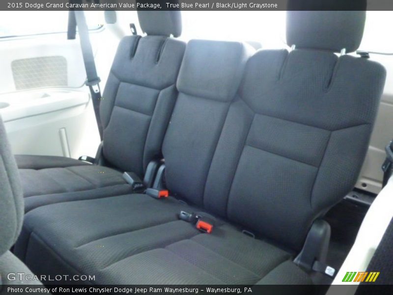 True Blue Pearl / Black/Light Graystone 2015 Dodge Grand Caravan American Value Package