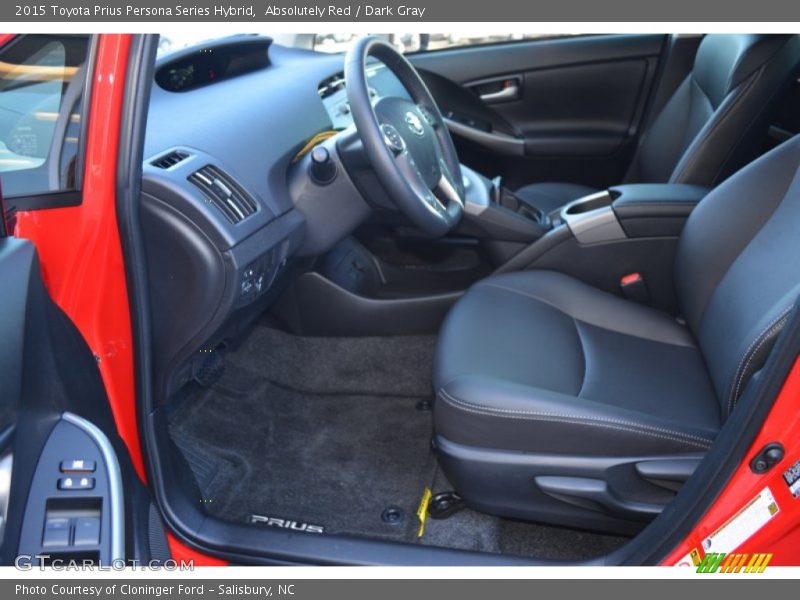 Absolutely Red / Dark Gray 2015 Toyota Prius Persona Series Hybrid