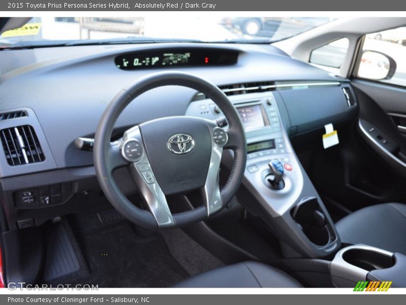 Absolutely Red / Dark Gray 2015 Toyota Prius Persona Series Hybrid