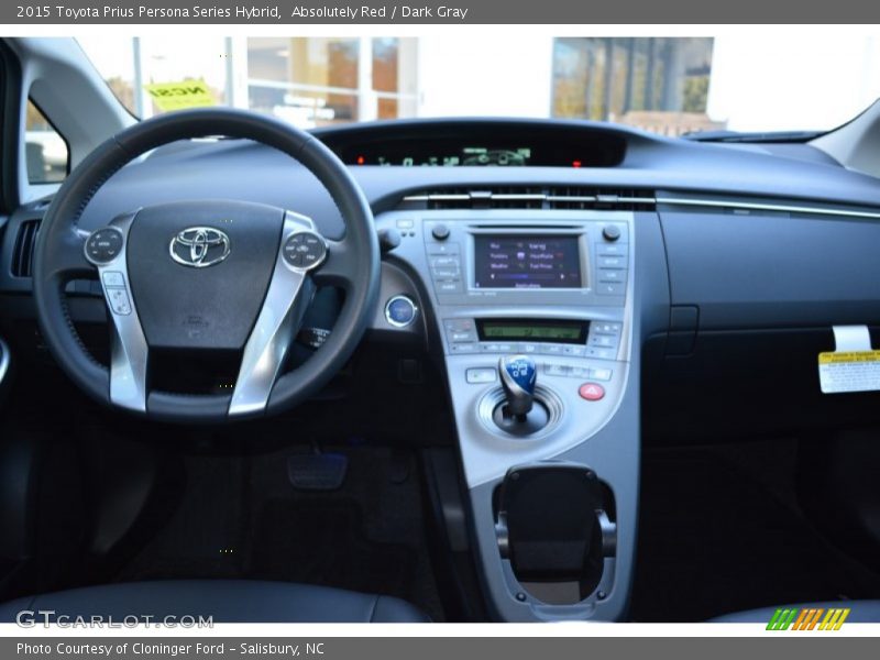 Absolutely Red / Dark Gray 2015 Toyota Prius Persona Series Hybrid