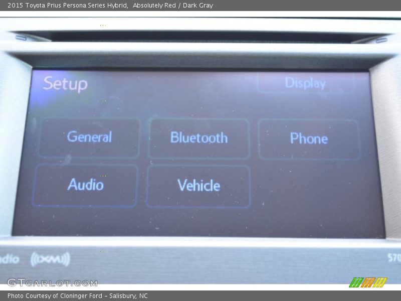 Absolutely Red / Dark Gray 2015 Toyota Prius Persona Series Hybrid