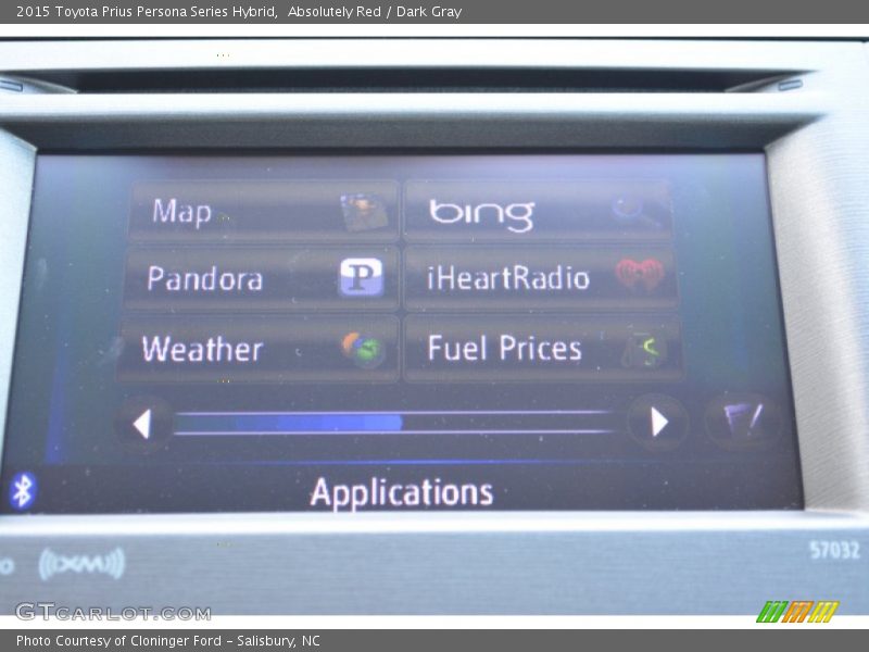 Absolutely Red / Dark Gray 2015 Toyota Prius Persona Series Hybrid