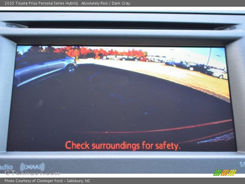 Absolutely Red / Dark Gray 2015 Toyota Prius Persona Series Hybrid