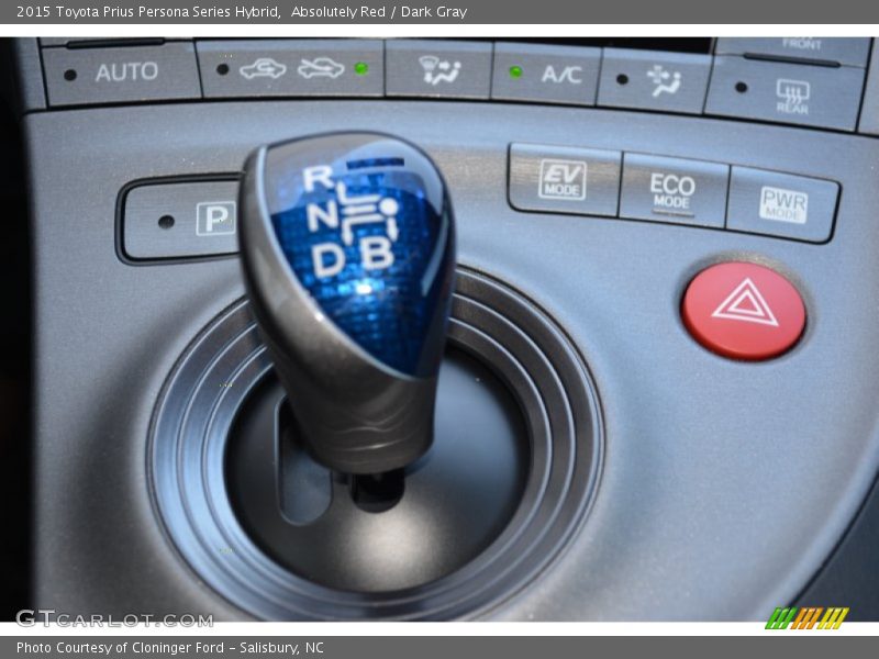 Absolutely Red / Dark Gray 2015 Toyota Prius Persona Series Hybrid