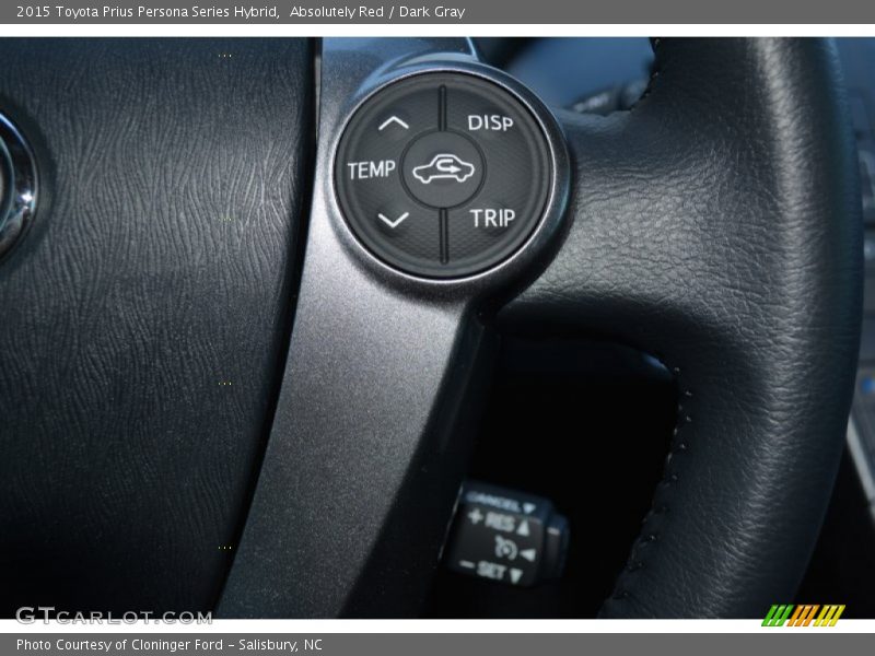 Controls of 2015 Prius Persona Series Hybrid