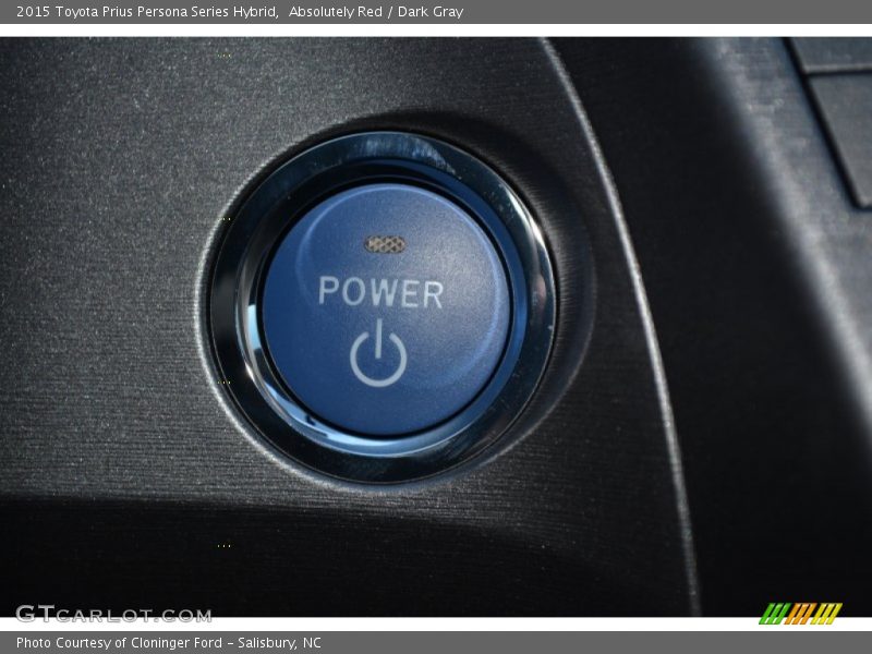 Absolutely Red / Dark Gray 2015 Toyota Prius Persona Series Hybrid