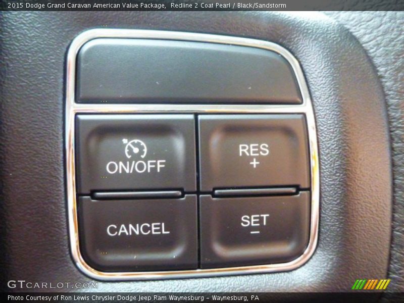 Redline 2 Coat Pearl / Black/Sandstorm 2015 Dodge Grand Caravan American Value Package
