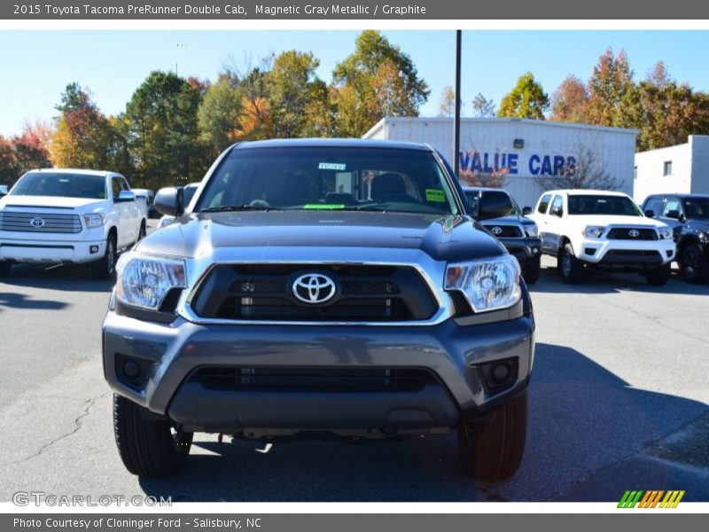 Magnetic Gray Metallic / Graphite 2015 Toyota Tacoma PreRunner Double Cab