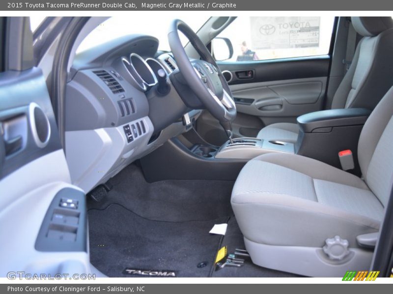 Magnetic Gray Metallic / Graphite 2015 Toyota Tacoma PreRunner Double Cab