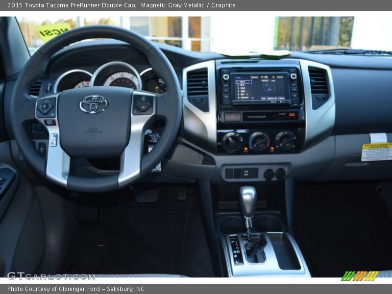 Magnetic Gray Metallic / Graphite 2015 Toyota Tacoma PreRunner Double Cab