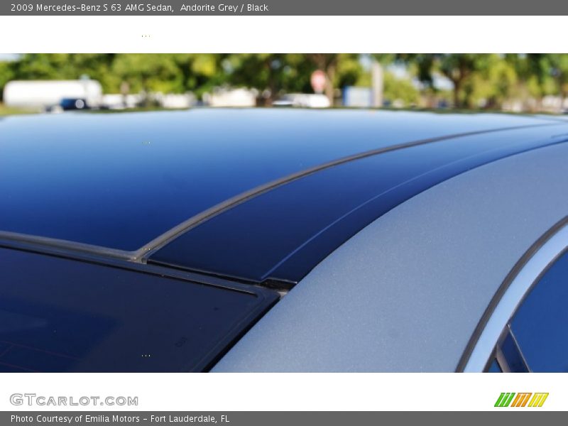 Andorite Grey / Black 2009 Mercedes-Benz S 63 AMG Sedan