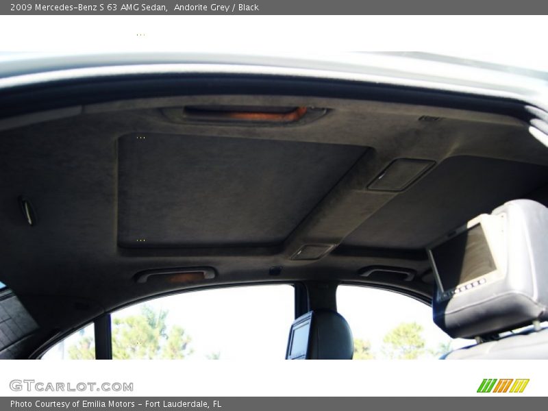 Andorite Grey / Black 2009 Mercedes-Benz S 63 AMG Sedan