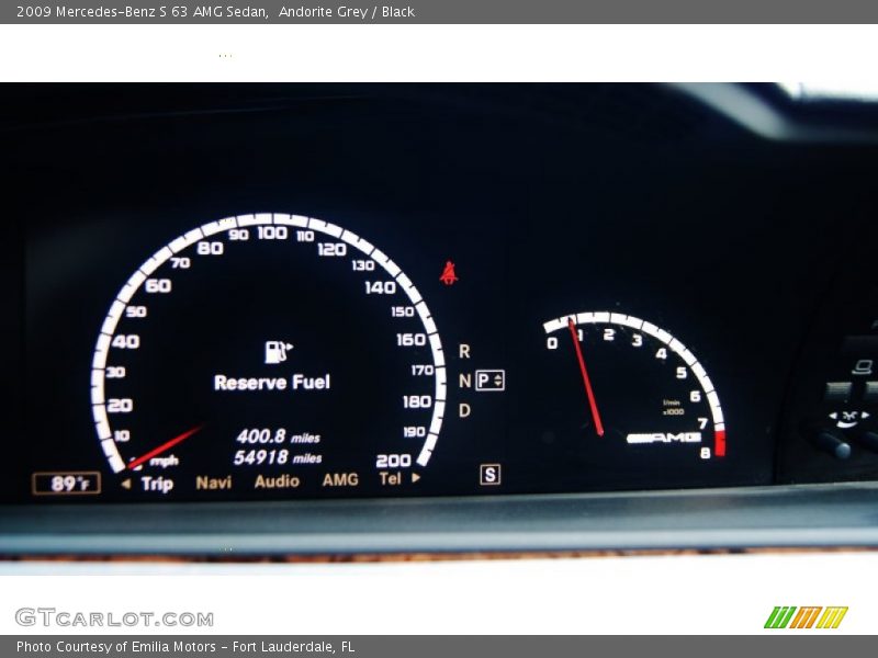  2009 S 63 AMG Sedan 63 AMG Sedan Gauges