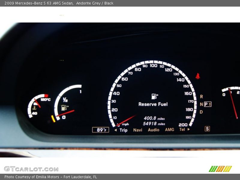  2009 S 63 AMG Sedan 63 AMG Sedan Gauges