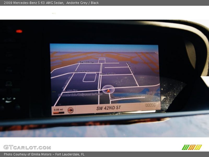 Navigation of 2009 S 63 AMG Sedan