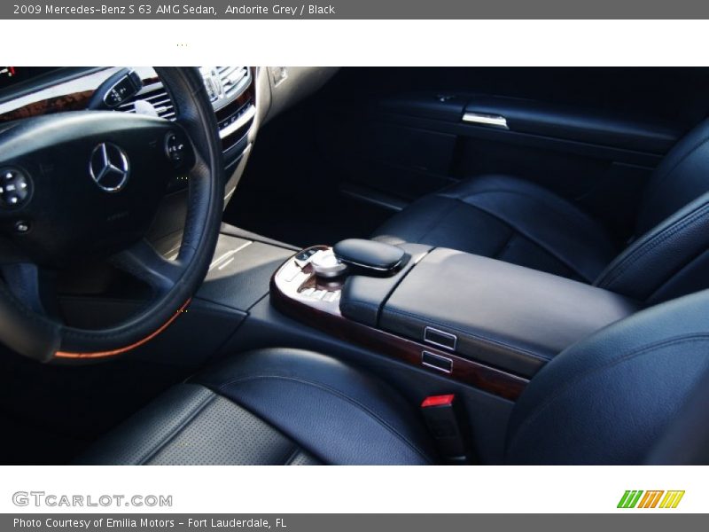 Andorite Grey / Black 2009 Mercedes-Benz S 63 AMG Sedan
