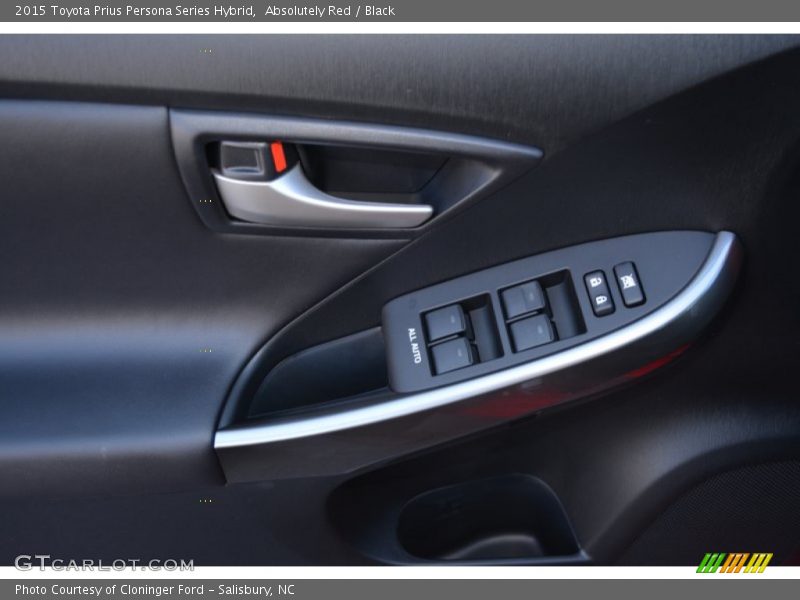 Absolutely Red / Black 2015 Toyota Prius Persona Series Hybrid