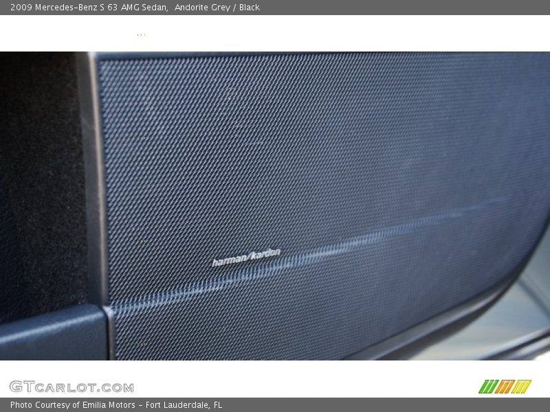 Andorite Grey / Black 2009 Mercedes-Benz S 63 AMG Sedan