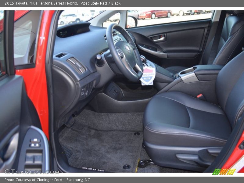 Absolutely Red / Black 2015 Toyota Prius Persona Series Hybrid