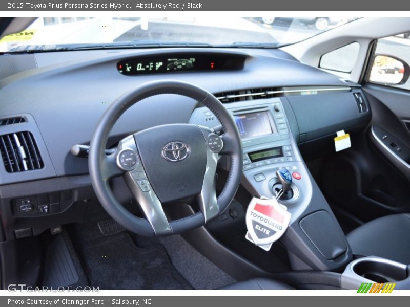 Absolutely Red / Black 2015 Toyota Prius Persona Series Hybrid