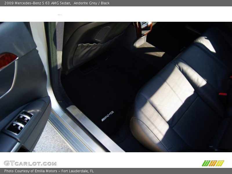 Andorite Grey / Black 2009 Mercedes-Benz S 63 AMG Sedan