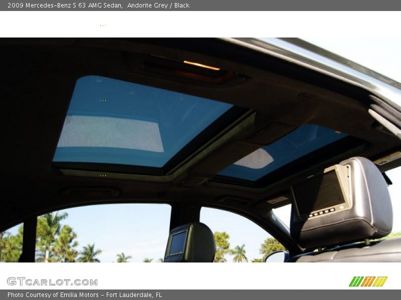 Andorite Grey / Black 2009 Mercedes-Benz S 63 AMG Sedan