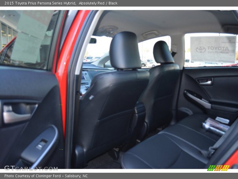 Absolutely Red / Black 2015 Toyota Prius Persona Series Hybrid