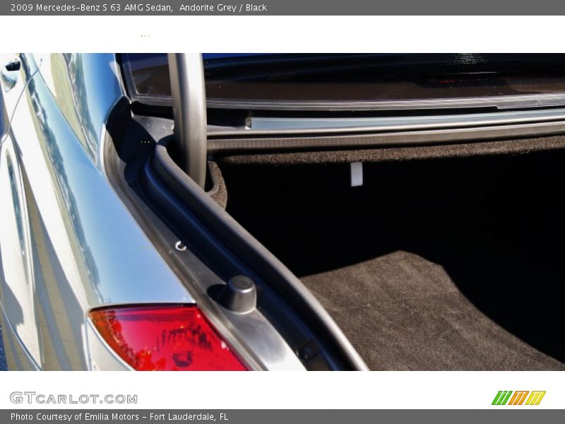 Andorite Grey / Black 2009 Mercedes-Benz S 63 AMG Sedan