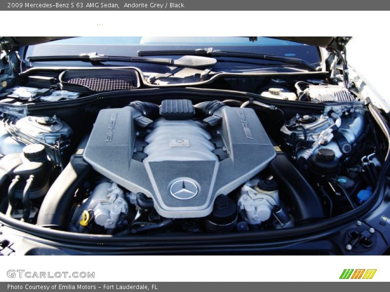  2009 S 63 AMG Sedan Engine - 6.3 Liter AMG DOHC 32-Valve VVT V8