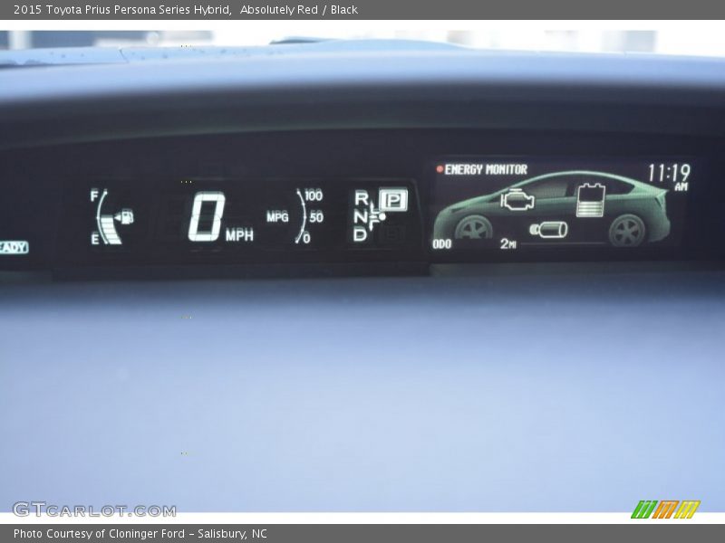 Absolutely Red / Black 2015 Toyota Prius Persona Series Hybrid