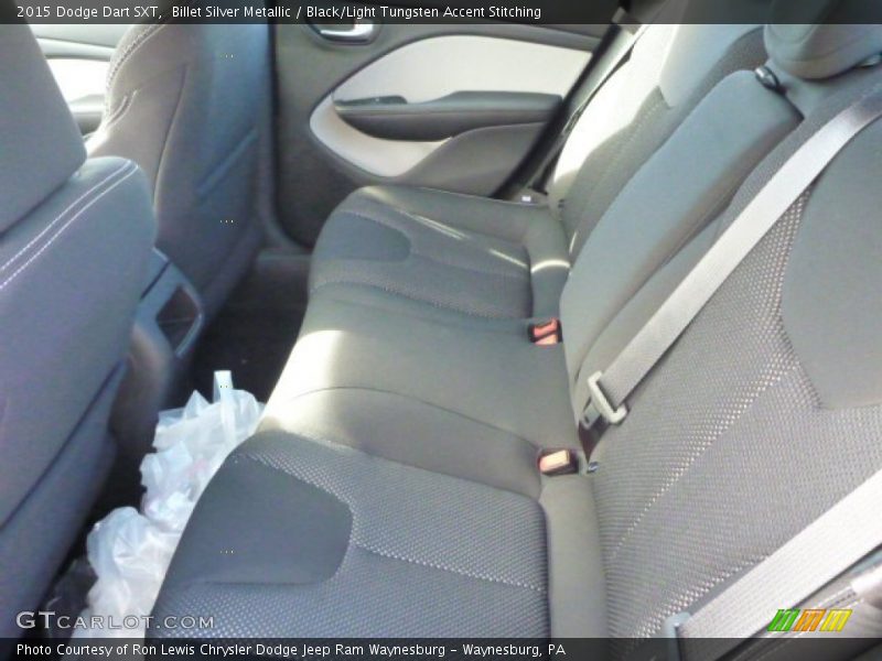 Billet Silver Metallic / Black/Light Tungsten Accent Stitching 2015 Dodge Dart SXT