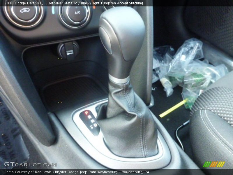 Billet Silver Metallic / Black/Light Tungsten Accent Stitching 2015 Dodge Dart SXT