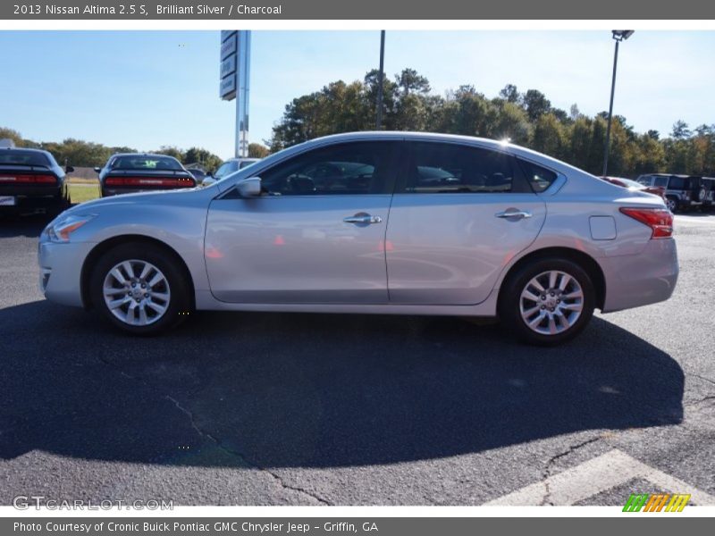 Brilliant Silver / Charcoal 2013 Nissan Altima 2.5 S