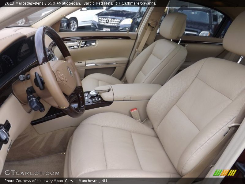  2013 S 550 4Matic Sedan Cashmere/Savanna Interior