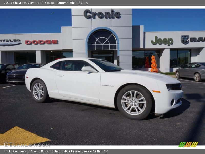 Summit White / Gray 2013 Chevrolet Camaro LT Coupe