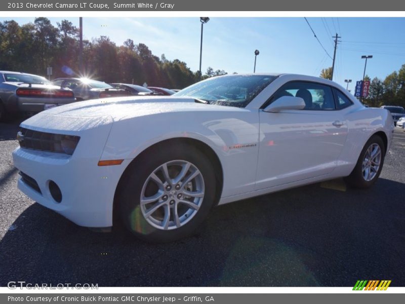 Summit White / Gray 2013 Chevrolet Camaro LT Coupe